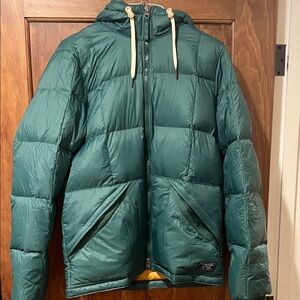 Abercrombie & Fitch Green and Yellow Jacket